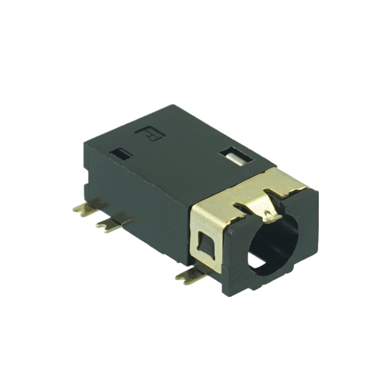 貼片3.5mm耳機(jī)插座六腳無(wú)頭單柱H4.0